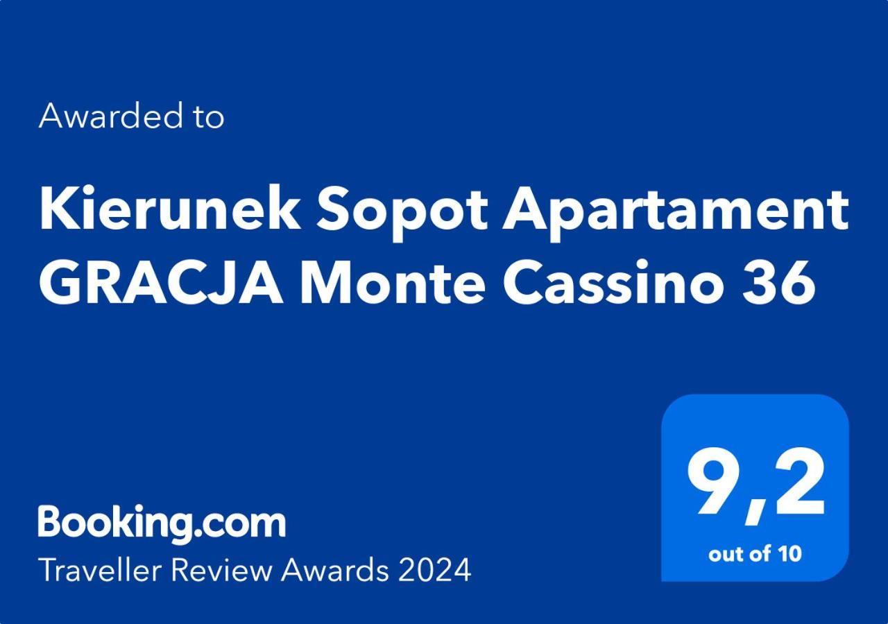 Kierunek Sopot Apartament Gracja Monte Cassino 36 Eksteriør billede